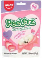 Amos Heart Shaped Peelable Gummy 65g CHN