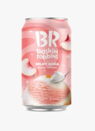 Baskin Robins Peach Yogurt Sparkling Drink 350ml KOR