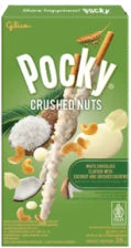 Glico Pocky Crushed Nuts White Choco With Cashew & Coconut 25g IDN