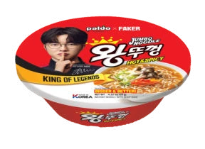 Paldo Faker Hot & Spicy Jumbo Bowl Noodle 120g KOR