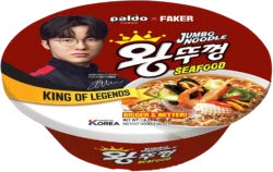 Paldo Faker Seafood Jumbo Bowl Noodle 120g KOR