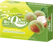 QLove Coconut Pandan Traditional Mochi 180g TWN