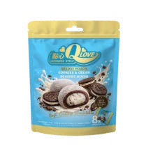 QLove Cookies & Cream Mochi Deluxe Pouch 120g